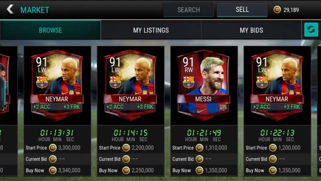 FIFA Mobile Market